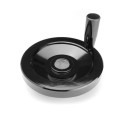 VPRAX/M - teli kézikerék, INOX agy, forgó INOX markolat