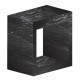 Carbon zártszelvény, 30x30x2,5 Carbon zártszelvény, 30x30x2,5