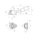 LM/46-P15 A46 szabályozó kar, d15 átmenő furat, forgó markolat. LM/46-P15 A46 szabályozó kar, d15 átmenő furat, forgó markolat.