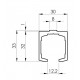 Aluprofil 33x30 Aluprofil 33x30