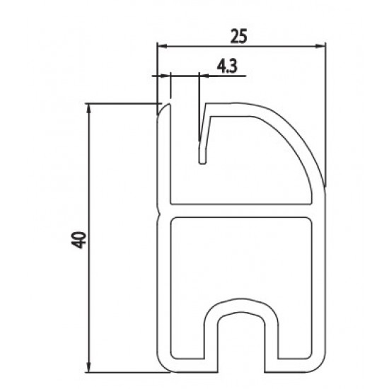 Aluprofil - Profil 25