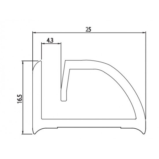 Aluprofil - Profil 25