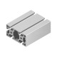 Aluprofil - 80x40 - Egy oldalon zárt (40) - X típus Aluprofil - 80x40 - Egy oldalon zárt (40) - X típus