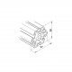 Aluprofil mk 2025.20 - 50x57 Aluprofil mk 2025.20 - 50x57
