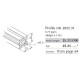 Aluprofil mk 2025.31 - 25x25 - Egy oldalon zárt Aluprofil mk 2025.31 - 25x25 - Egy oldalon zárt