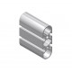 Aluprofil mk 2040.34 - 120x40 Ovális Aluprofil mk 2040.34 - 120x40 Ovális