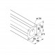 Aluprofil mk 2040.36 - 40x40 Aluprofil mk 2040.36 - 40x40