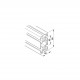 Aluprofil mk 2040.41 - 80x40 Könnyű Aluprofil mk 2040.41 - 80x40 Könnyű