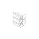 Aluprofil mk 2040.52 - 80x40 Eco Aluprofil mk 2040.52 - 80x40 Eco