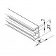 Aluprofil mk 2240 - Dupla panel U profil Aluprofil mk 2240 - Dupla panel U profil