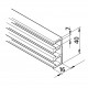 Aluprofil mk 2241 - Tripla panel U profil Aluprofil mk 2241 - Tripla panel U profil
