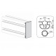 Zárókupak - 100x50 - Szürke -V2 Zárókupak - 100x50 - Szürke -V2