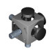 Kockaösszekötő - 45x45 - 3D - Készlet Kockaösszekötő - 45x45 - 3D - Készlet