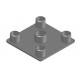 Zárókupak - 45x45 - Szürke -V2 Zárókupak - 45x45 - Szürke -V2