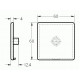 Zárókupak - 60x60 - Fekete Zárókupak - 60x60 - Fekete