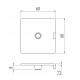 Zárókupak - 60x60 - Szürke -V2 Zárókupak - 60x60 - Szürke -V2