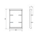Zárókupak sarokelemekhez - 60x60 - Fekete Zárókupak sarokelemekhez - 60x60 - Fekete