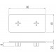 Zárókupak - 80x40 - Szürke - V2 Zárókupak - 80x40 - Szürke - V2