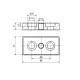 Talplemez - 80x40 - M12 Talplemez - 80x40 - M12