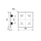 Zárókupak - 80x80 - Fekete Zárókupak - 80x80 - Fekete