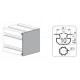 Zárókupak - 90x90 - Szürke -V2 Zárókupak - 90x90 - Szürke -V2
