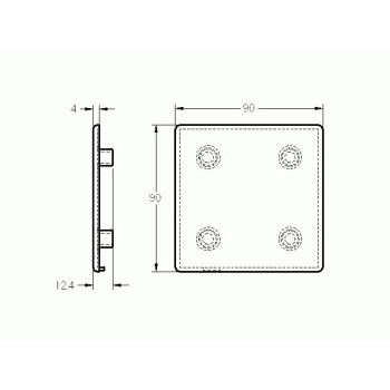 Zárókupak - 90x90l-cap