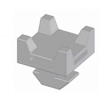 Kábelfogó - block - Pa - Fekete - V2