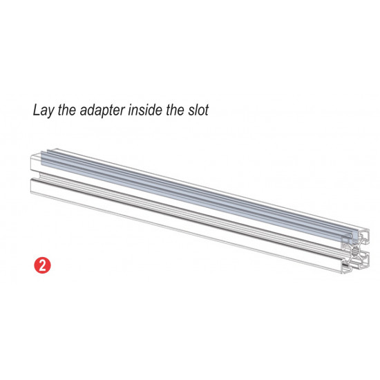 Led lámpa adapter - LED adapter - L=500 mm