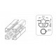 Összekötő elem - m8-L=90mm Összekötő elem - m8-L=90mm