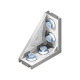 Sarokelem - 80x40 - Alu - Készlet Sarokelem - 80x40 - Alu - Készlet