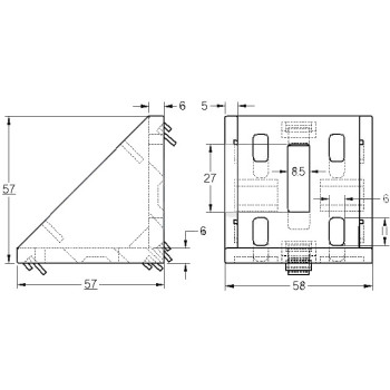 Sarokelem - 60x60 - Készlet