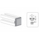 Zárókupak - 20x20 - Szürke Zárókupak - 20x20 - Szürke