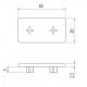 Zárókupak - 40x20 - Szürke Zárókupak - 40x20 - Szürke