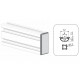 Zárókupak - 40x20 - Szürke Zárókupak - 40x20 - Szürke