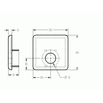 Zárókupak - 30x30x12-cap