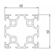 Aluprofil - 60x60 Könnyű Aluprofil - 60x60 Könnyű