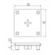 Zárókupak - 30x30 - Szürke -V2 Zárókupak - 30x30 - Szürke -V2