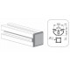 Zárókupak - 30x30 - Szürke -V2 Zárókupak - 30x30 - Szürke -V2