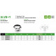 Csillag alakú marokcsavar átmérő: 63-as belső menet: M12 Csillag alakú marokcsavar átmérő: 63-as belső menet: M12