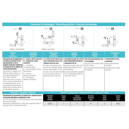 DG33 - 0,5 - S - 14  - B - Fekete