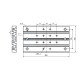 Talpelem - 280x160x28 - Alu Talpelem - 280x160x28 - Alu