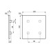 Zárókupak - 120x120 - Fekete Zárókupak - 120x120 - Fekete