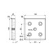 Tartóelem - 120x120 - M12 Tartóelem - 120x120 - M12