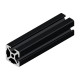 Aluprofil - 20x20 Két oldalon zárt - 90 - Fekete Aluprofil - 20x20 Két oldalon zárt - 90 - Fekete
