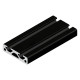 Aluprofil - 40x10 - Fekete Aluprofil - 40x10 - Fekete