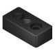 Talplemez - 40x20 - M8 - Fekete Talplemez - 40x20 - M8 - Fekete