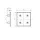 Zárókupak - 40x40 - Szürke Zárókupak - 40x40 - Szürke