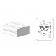 Zárókupak - 60x30 - Fekete - V2 Zárókupak - 60x30 - Fekete - V2