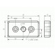 Talplemez - 60x30 - M10 - Fekete Talplemez - 60x30 - M10 - Fekete