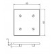 Zárókupak - 60x60 - Fekete - V2 Zárókupak - 60x60 - Fekete - V2